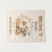 Tenture 2e anniversaire de l'ours d'automne Affiche de bie (Devant (Horizontal))