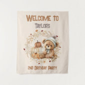 Tenture 2e anniversaire de l'ours d'automne Affiche de bie (Devant)