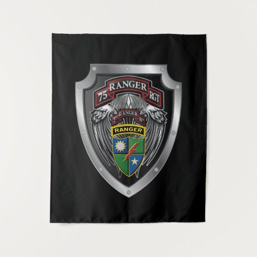 Tenture 2e bataillon du 75e régiment de rangers (Devant)