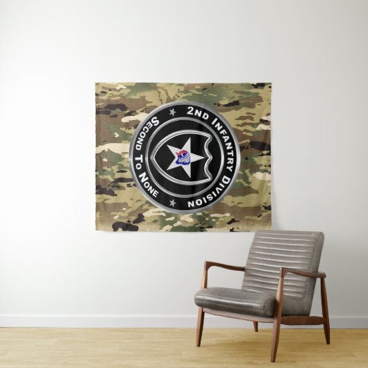 Tenture 2e division d'infanterie (En situation (horizontale))