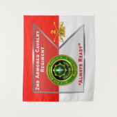 Tenture 2e Régiment de cavalerie blindée ACR (Devant)