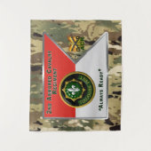 Tenture 2e régiment de cavalerie blindée "toujours prêt" (Devant)