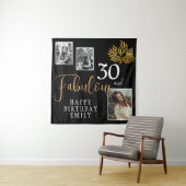 Tenture 30 et Fabulous Gold Foliage 3 Photo Anniversaire (En situation)