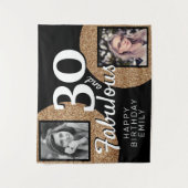 Tenture 30 et Fabulous Gold Parties scintillant 2 Photo An (Devant)