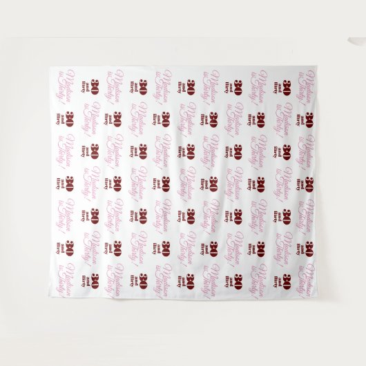 Tenture 30 et Flirty Party Arrière-plan étape et répétitio (Devant (Horizontal))