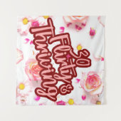 Tenture 30e anniversaire Trente Flirty et Fun Fun Rose (Devant (Horizontal))