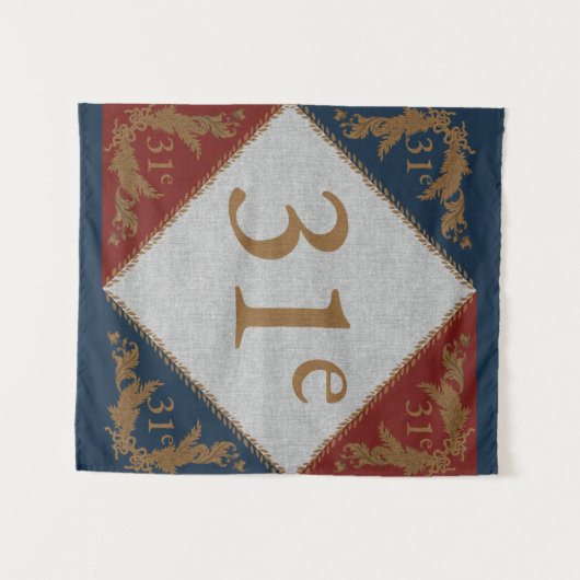 Tenture 31e Flag (Devant (Horizontal))