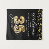 Tenture 35e Classe Reunion Welcome Black Gold Balloon (Devant (Horizontal))