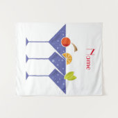 Tenture 3 cocktails Martini Thunder_Cove (Devant (Horizontal))