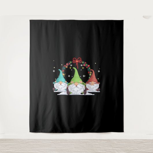 Tenture 3 Gnomes de Noël (Devant)