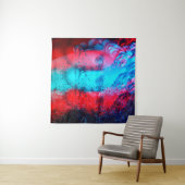 Tenture 3d anaglyph effect. Covid-mutants. David Apollo. G (En situation (horizontale))