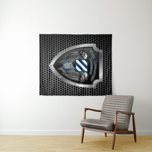 Tenture 3e division d'infanterie (En situation (horizontale))