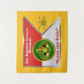 Tenture 3e Régiment de cavalerie blindée de l'ACR "Brave R (Devant)