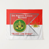 Tenture 3e Régiment de cavalerie blindée de l'ACR "Brave R (Devant (Horizontal))