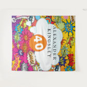 Tenture 40 Anniversaire Bande dessinée Pop Art Discours Bu (Devant (Horizontal))