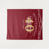 Tenture 40 ANS DANS FOREVER Ruby Anniversaire Contexte (Devant (Horizontal))