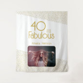 Tenture 40 ans et Fabuleux Paillettes Dorées 40e Anniversa (Devant)