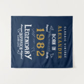 Tenture 40e anniversaire 1982 Ajouter un nom légendaire bl (Devant (Horizontal))