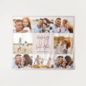 Tenture 40e anniversaire rose girly parties scintillant ph (Devant (Horizontal))