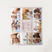 Tenture 40e anniversaire rose girly parties scintillant ph (Devant)