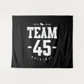 Tenture 45 ans - Cadeau d'anniversaire drôle pour 45 ans (Devant (Horizontal))