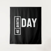 Tenture 48 Ans - Cadeau d'anniversaire drôle pour 48 ans (Devant)
