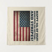 Tenture 4 juillet drôle (Devant (Horizontal))