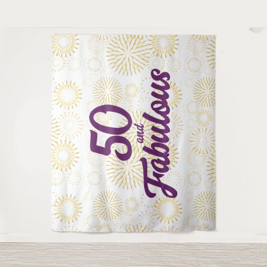 Tenture 50 et fabuleux (Devant)