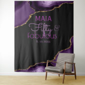 Tenture 50 et fabuleux 50e anniversaire de fête Photo fond (En situation)