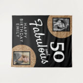 Tenture 50 et Fabulous Gold Parties scintillant 2 Photo 50 (Devant (Horizontal))