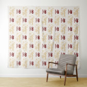 Tenture 50 et Fabulous Party Backdrop Step and Repeat (En situation (horizontale))