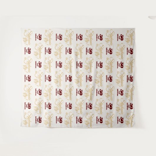 Tenture 50 et Fabulous Party Backdrop Step and Repeat (Devant (Horizontal))