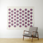 Tenture 50 États-Unis d'Amérique Patriotique (En situation (horizontale))