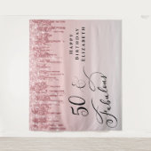Tenture 50 Fabulux Fête d'anniversaire avec paillettes Ros (Devant)