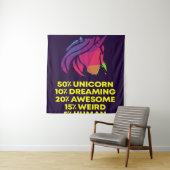 Tenture 50 Unicorn 20 Blanket (En situation)