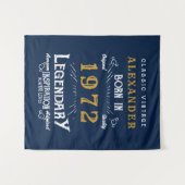 Tenture 50e anniversaire 1972 Ajouter un nom légendaire bl (Devant (Horizontal))