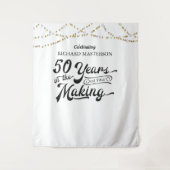 Tenture 50e anniversaire Retro Contexte Années dans la fab (Devant)