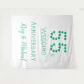 Tenture 55e anniversaire de mariage Cadeau de mariage Émer (Devant (Horizontal))