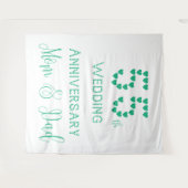 Tenture 55e anniversaire de mariage des parents Noces d'ém (Devant (Horizontal))