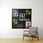Tenture 60 et Fabulous Gold Foliage 2 Photo Anniversaire (En situation)