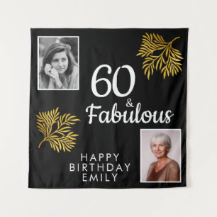 Tenture 60 et Fabulous Gold Foliage 2 Photo Anniversaire
