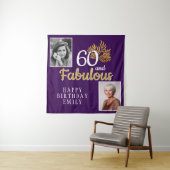 Tenture 60 et Fabulous Gold Foliage 2 Photo Anniversaire (En situation)