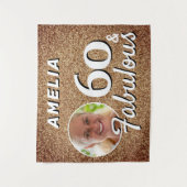 Tenture 60 et Fabulous Gold Parties scintillant 60e annive (Devant)