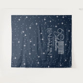 Tenture 60e anniversaire Célébration photo arrière-plan (Devant (Horizontal))