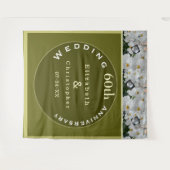 Tenture 60e anniversaire de mariage Diamond Orchid   (Devant (Horizontal))