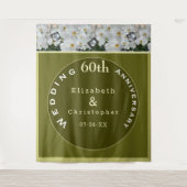 Tenture 60e anniversaire de Mariage Orchid diamant (Devant)