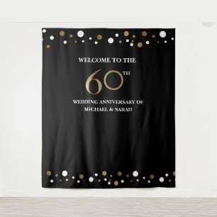 Tenture 60e Anniversaire de Mariage Photo fond