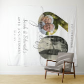 Tenture 60e anniversaire du Mariage 2 Photo fond (En situation (horizontale))