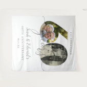 Tenture 60e anniversaire du Mariage 2 Photo fond (Devant (Horizontal))