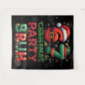 Tenture 67 Meme Six Seven Bruh Funny Christmas 6 7 (Devant (Horizontal))